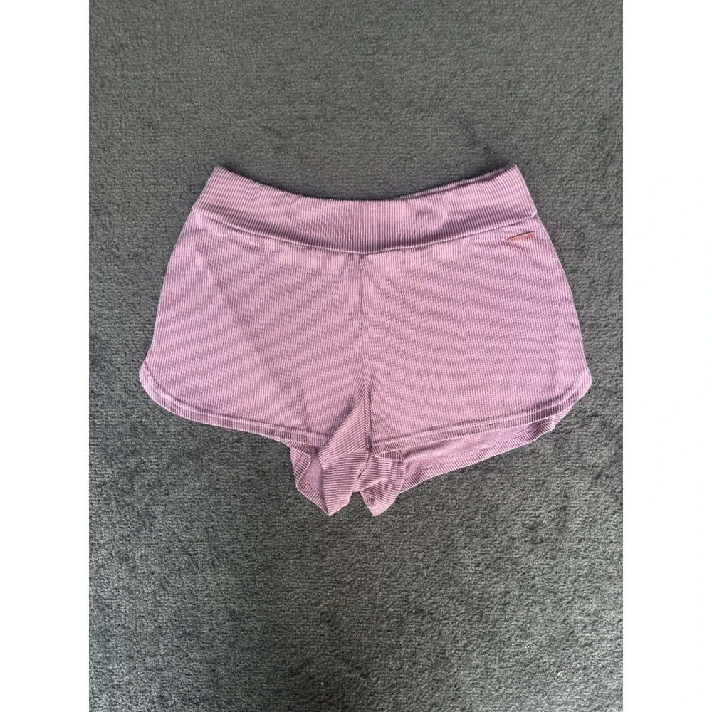 Danskin Mini Shorts Womens Small Pink Elastic Waist Polyester Stretch Pull On